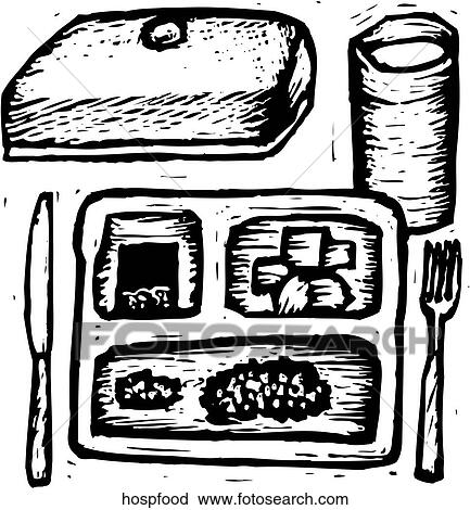 Clipart - Hospital Food. Fotosearch