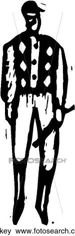 Clip Art - Jockey. Fotosearch