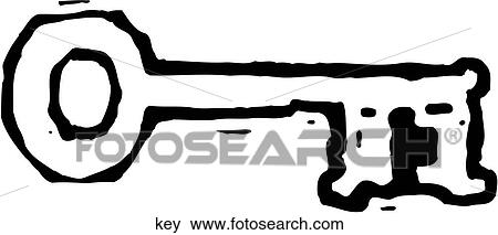 Key View Large Clip Art Graphic Clip Art - Key. Fotosearch
