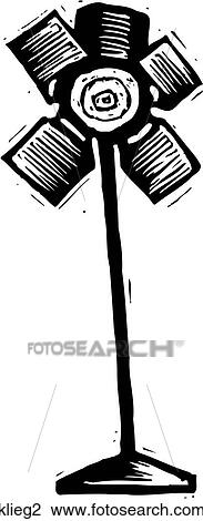 Klieg Light 2 View Large Clip Art Graphic Clipart - Klieg Light 2. Fotosearch