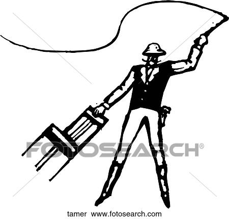 Lion Tamer View Large Clip Art Graphic Clipart - Lion Tamer. Fotosearch
