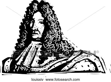 Louis XIV View Large Clip Art Graphic Clip Art - Louis XIV. Fotosearch