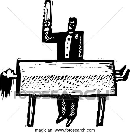 Magician View Large Clip Art Graphic Clipart - Magician. Fotosearch