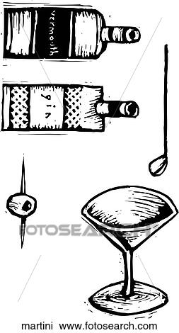 Clipart - Martini. Fotosearch