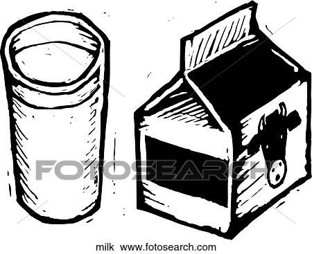 Clipart - Milk. Fotosearch