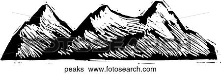Mountains View Large Clip Art Graphic Clip Art - Mountains. Fotosearch