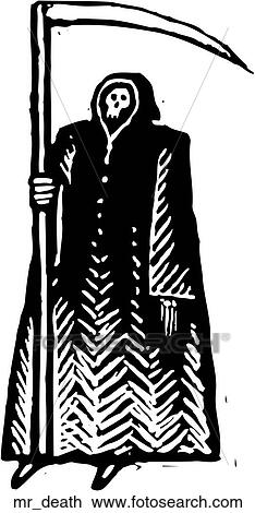 Clipart - Mr Death. Fotosearch