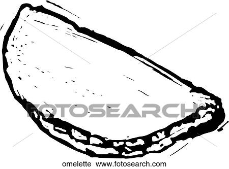 Omelette View Large Clip Art Graphic Clipart - Omelette. Fotosearch