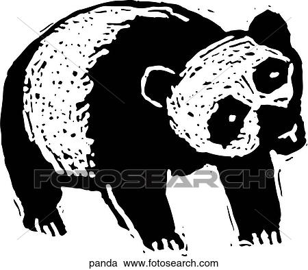 Clipart - Panda. Fotosearch