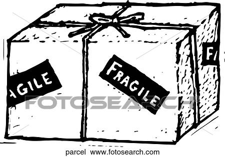 Parcel View Large Clip Art Graphic Clipart - Parcel. Fotosearch