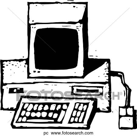 Clipart - PC. Fotosearch