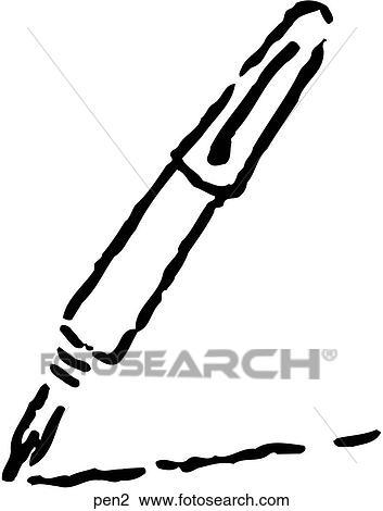 Clipart - Pen 2. Fotosearch