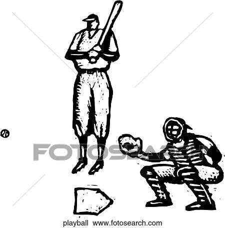 Clipart - Play Ball. Fotosearch