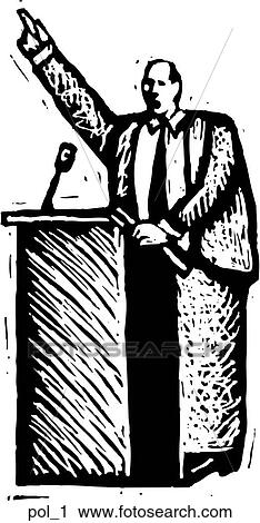 Clipart of Politician 1 pol_1 - Search Clip Art, Illustration Murals ...