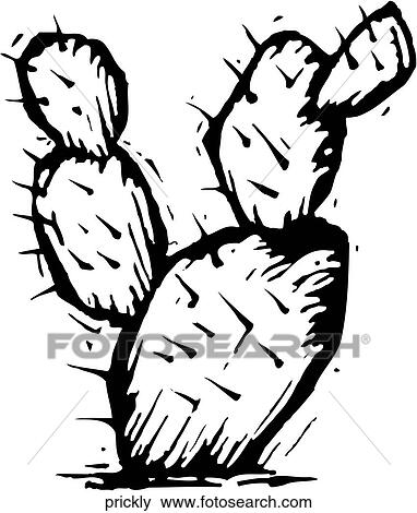 Prickly Pear View Large Clip Art Graphic Clip Art - Prickly Pear. Fotosearch