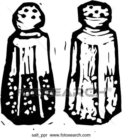 Clipart - Salt/Pepper. Fotosearch
