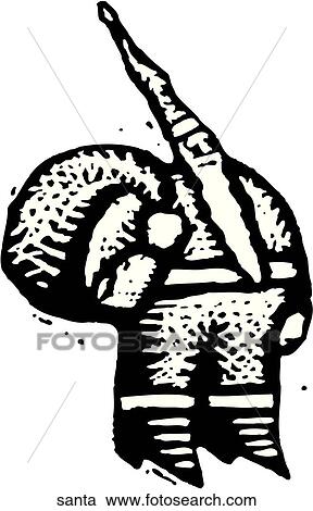 Clipart - Santa. Fotosearch