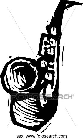 Sax View Large Clip Art Graphic Clip Art - Sax. Fotosearch