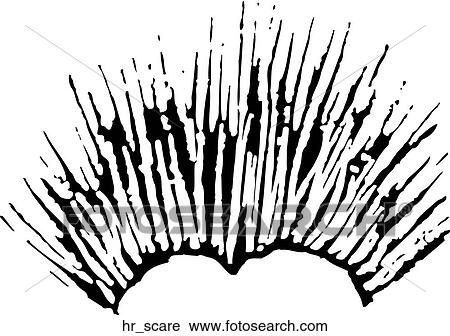 Scare Hair View Large Clip Art Graphic Clipart - Scare Hair. Fotosearch