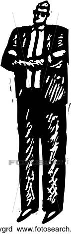 Secret Service View Large Clip Art Graphic Clipart - Secret Service. Fotosearch