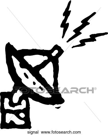 Clipart - Send Signals. Fotosearch