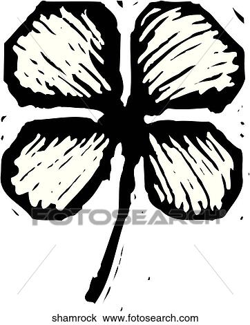 Clipart - Shamrock. Fotosearch