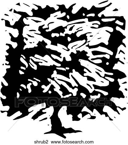 Shrub 2 View Large Clip Art Graphic Clipart - Shrub 2. Fotosearch