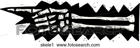 Skeleton View Large Clip Art Graphic Clipart - Skeleton. Fotosearch