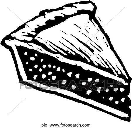 Clipart - Slab o' Pie. Fotosearch