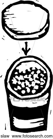 Slaw View Large Clip Art Graphic Clip Art - Slaw. Fotosearch