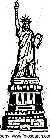 Clip Art - Statue of Liberty. Fotosearch
