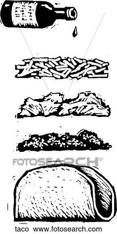 Taco View Large Clip Art Graphic Clipart - Taco. Fotosearch