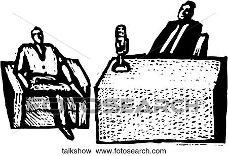 Talk Show View Large Clip Art Graphic Clip Art - Talk Show. Fotosearch
