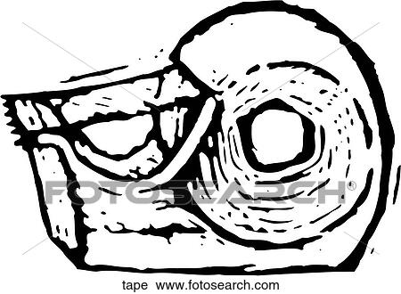 Tape View Large Clip Art Graphic Clipart - Tape. Fotosearch