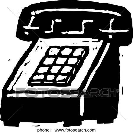 Clipart - Telephone 1. Fotosearch