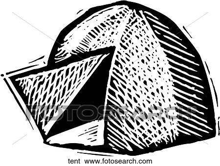 Clip Art - Tent. Fotosearch