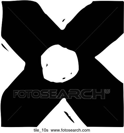 Tile 10s View Large Clip Art Graphic Clip Art - Tile 10s. Fotosearch