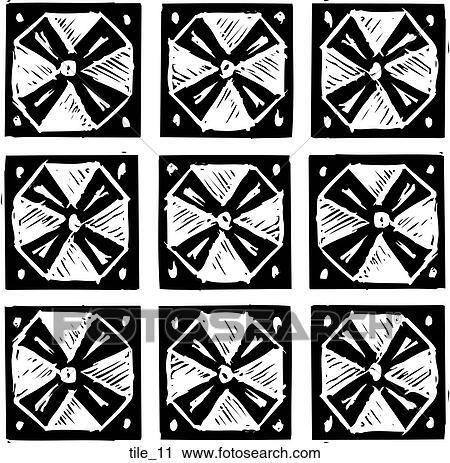 Tile 11 View Large Clip Art Graphic Clipart - Tile 11. Fotosearch