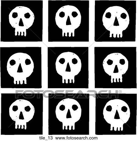 Clipart - Tile 13. Fotosearch