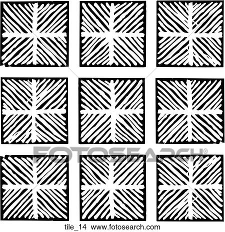 Tile 14 View Large Clip Art Graphic Clipart - Tile 14. Fotosearch