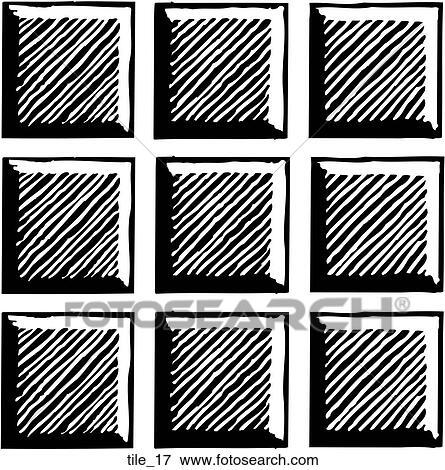 Tile 17 View Large Clip Art Graphic Clip Art - Tile 17. Fotosearch