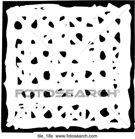 Clip Art - Tile 18s. Fotosearch