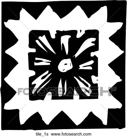 Clip Art - Tile 1s. Fotosearch