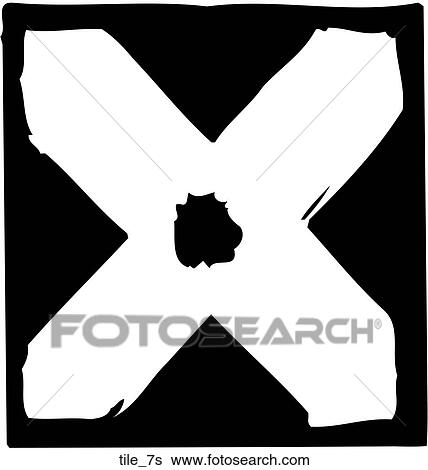 Tile 7s View Large Clip Art Graphic Clip Art - Tile 7s. Fotosearch