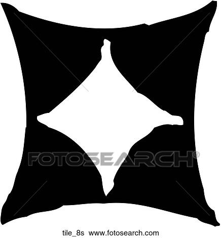 Tile 8s View Large Clip Art Graphic Clip Art - Tile 8s. Fotosearch