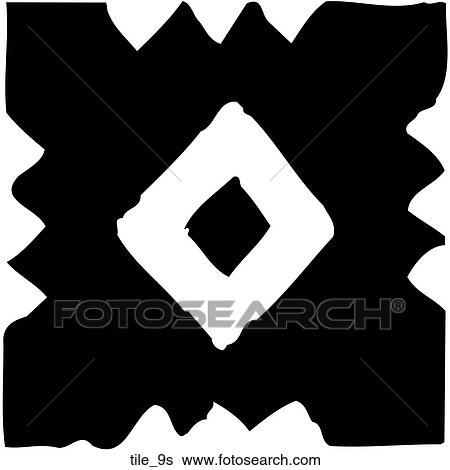 Tile 9s View Large Clip Art Graphic Clip Art - Tile 9s. Fotosearch