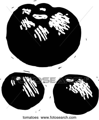 Clip Art - Tomatoes. Fotosearch