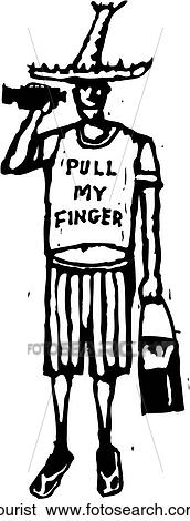 Clip Art - Tourist. Fotosearch