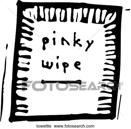 Towlette View Large Clip Art Graphic Clipart - Towlette. Fotosearch