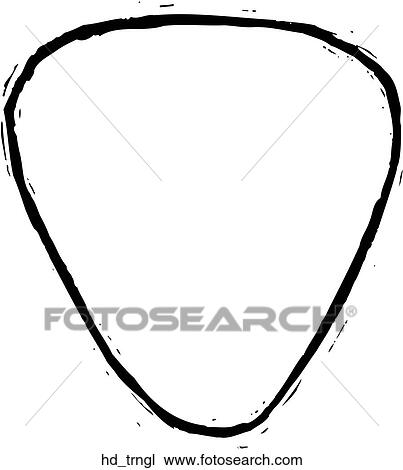 Triangle Head View Large Clip Art Graphic Clipart - Triangle Head. Fotosearch